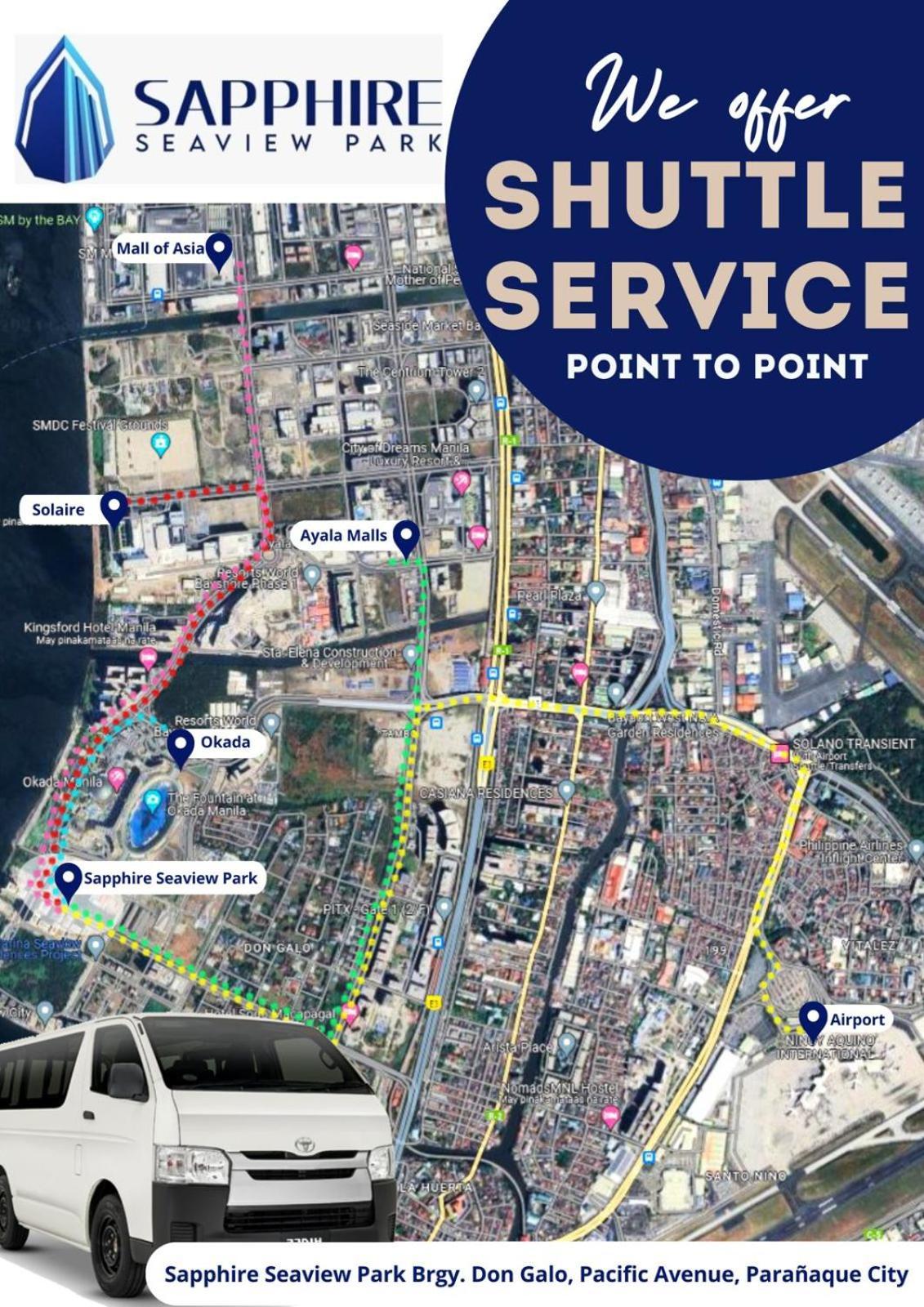 Sapphire Seaview Park Aparthotel Manila Exterior photo